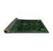 Sideview of Persian Emerald Green Traditional Rug, tr3137emgrn