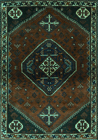 Persian Turquoise Traditional Rug, tr3137turq