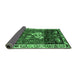 Sideview of Animal Emerald Green Traditional Rug, tr3138emgrn