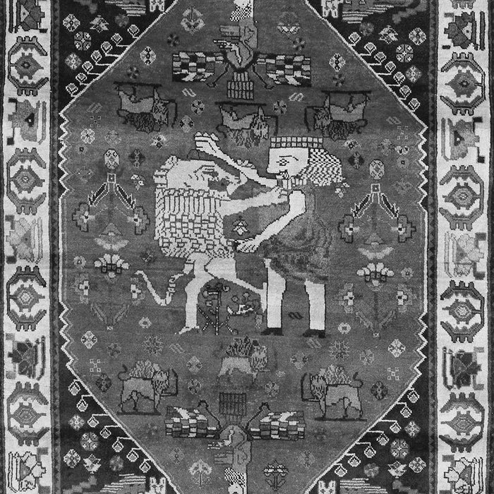 Animal Gray Traditional Rug, tr3138gry