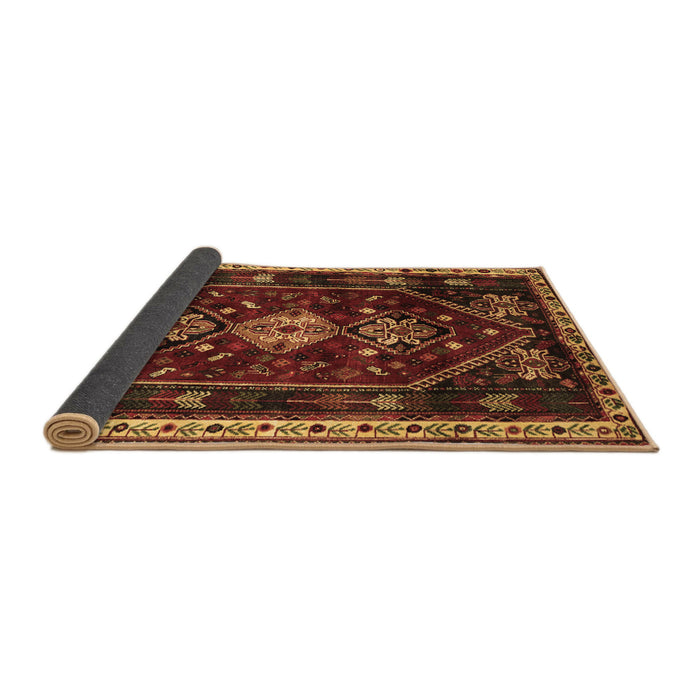 Sideview of Persian Brown Traditional Rug, tr3139brn