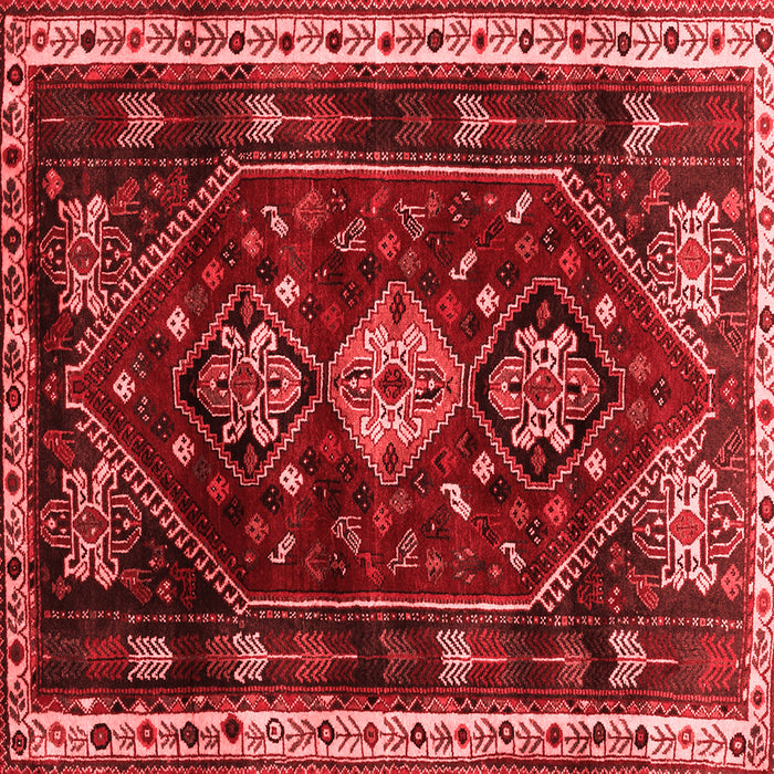 Machine Washable Persian Red Traditional Rug, wshtr3139red