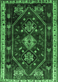 Persian Emerald Green Traditional Rug, tr3139emgrn
