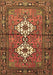 Machine Washable Persian Brown Traditional Rug, wshtr313brn