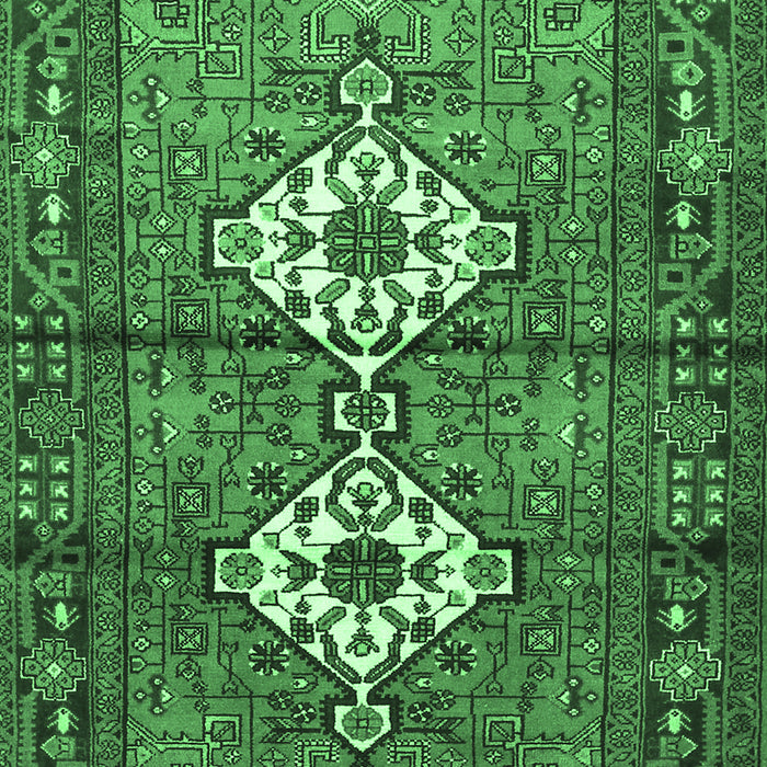 Persian Emerald Green Traditional Rug, tr313emgrn