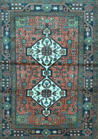 Persian Light Blue Traditional Rug, tr313lblu