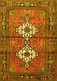 Persian Yellow Traditional Rug, tr313yw