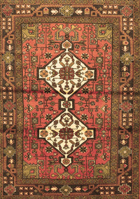 Persian Brown Traditional Rug, tr313brn