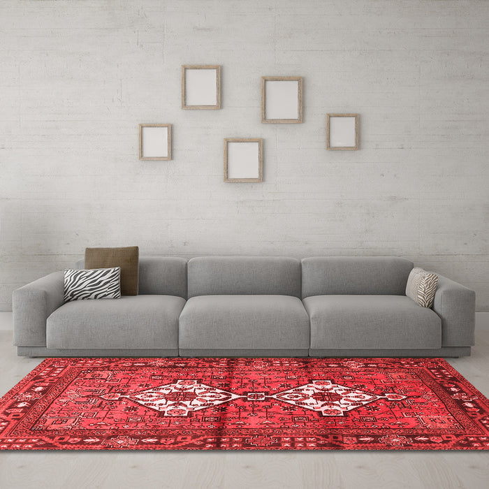 Traditional Red Washable Rugs