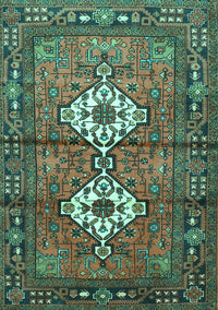 Persian Turquoise Traditional Rug, tr313turq