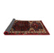 Sideview of Traditional Reddish Brown Animal Rug, tr3140