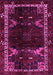 Machine Washable Animal Pink Traditional Rug, wshtr3140pnk