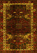 Animal Yellow Traditional Rug, tr3140yw