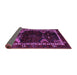 Sideview of Animal Purple Traditional Rug, tr3140pur