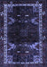 Animal Blue Traditional Rug, tr3140blu