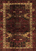 Animal Brown Traditional Rug, tr3140brn