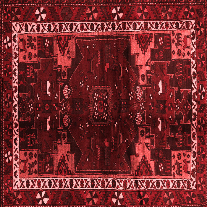 Machine Washable Animal Red Traditional Rug, wshtr3140red