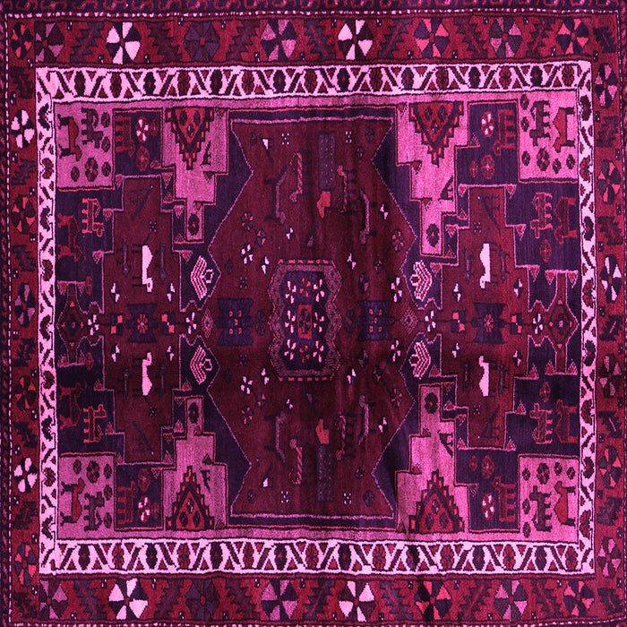 Square Machine Washable Animal Pink Traditional Rug, wshtr3140pnk