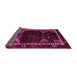 Sideview of Animal Pink Traditional Rug, tr3140pnk