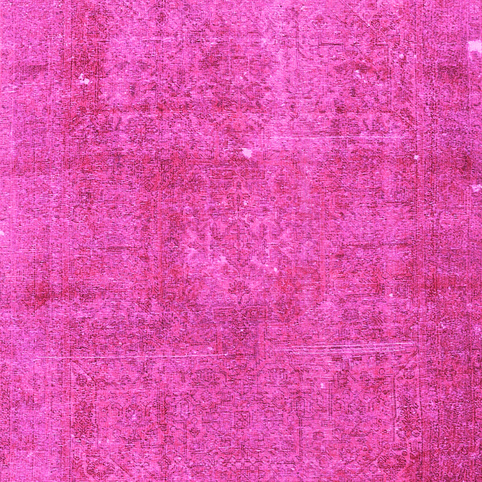 Machine Washable Persian Pink Traditional Rug, wshtr3142pnk