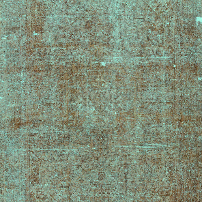 Machine Washable Persian Turquoise Traditional Area Rugs, wshtr3142turq