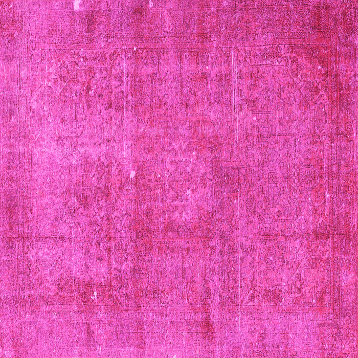 Square Persian Pink Traditional Rug, tr3142pnk
