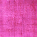 Square Persian Pink Traditional Rug, tr3142pnk