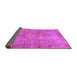 Sideview of Persian Purple Traditional Rug, tr3142pur
