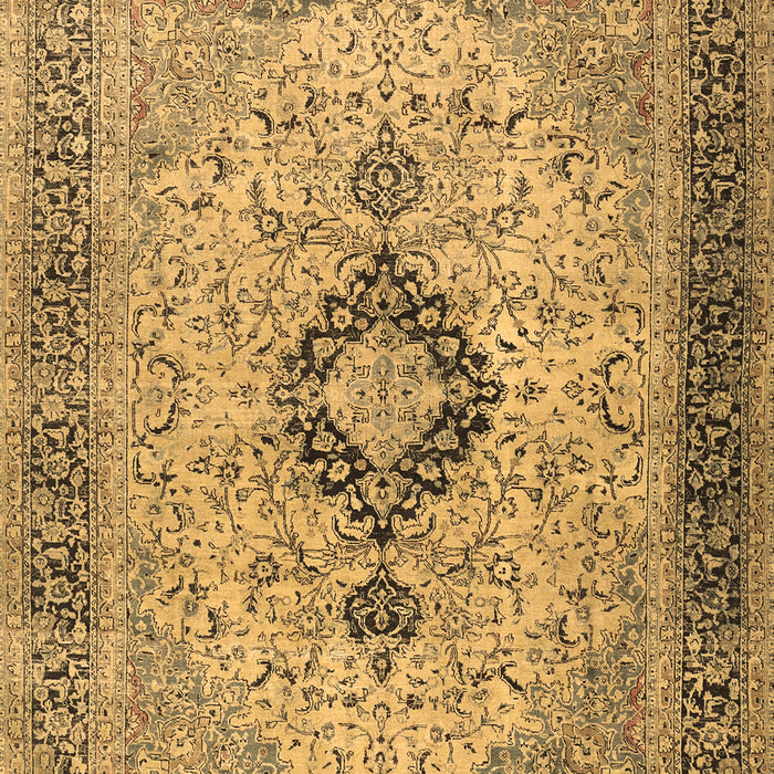 Machine Washable Persian Brown Traditional Rug, wshtr3143brn