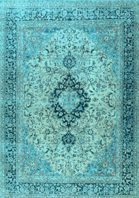 Persian Light Blue Traditional Rug, tr3143lblu