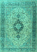 Persian Turquoise Traditional Rug, tr3143turq