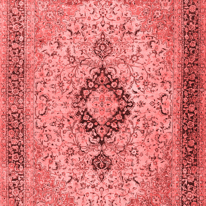 Machine Washable Persian Red Traditional Rug, wshtr3143red