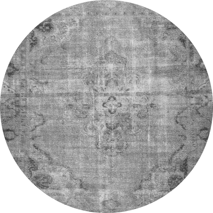 Machine Washable Persian Gray Traditional Rug, wshtr3144gry