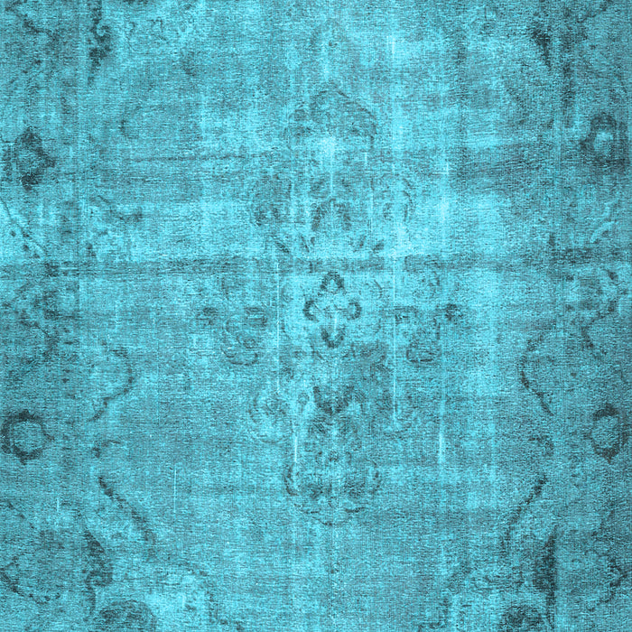 Machine Washable Persian Light Blue Traditional Rug, wshtr3144lblu