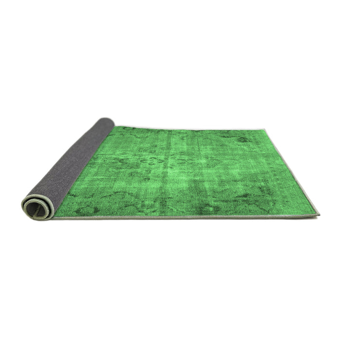 Sideview of Persian Emerald Green Traditional Rug, tr3144emgrn