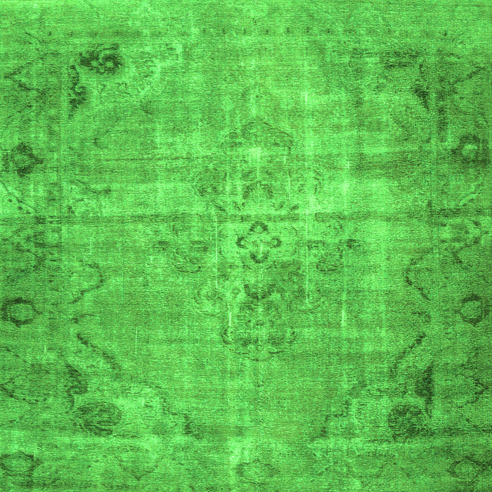 Serging Thickness of Persian Green Traditional Rug, tr3144grn