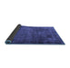 Sideview of Persian Blue Traditional Rug, tr3145blu