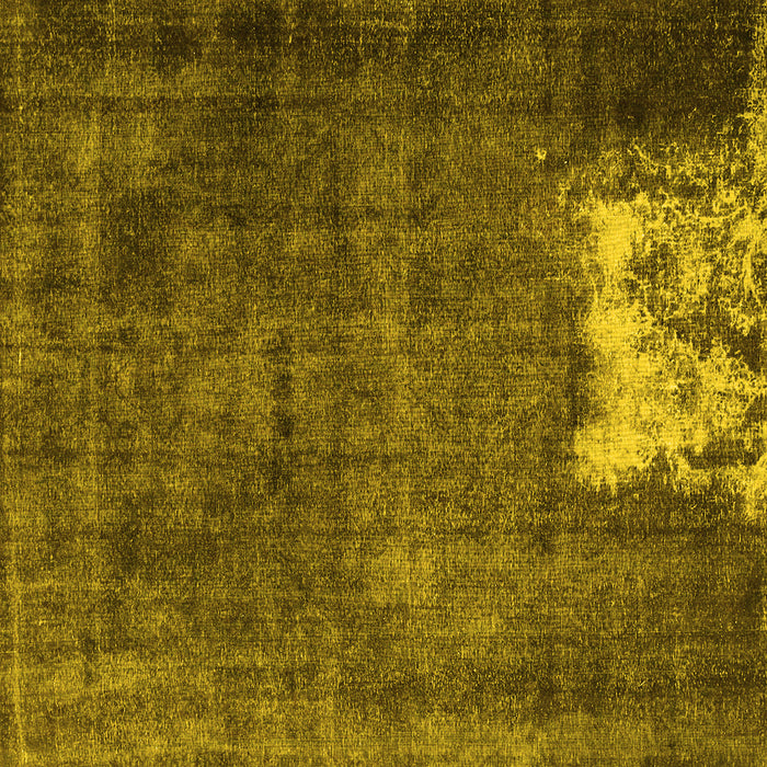 Square Persian Yellow Traditional Rug, tr3145yw