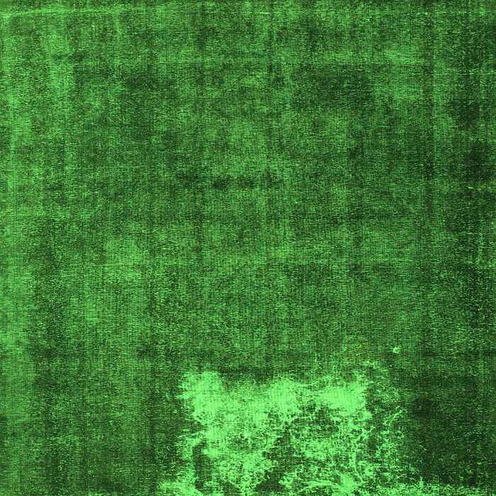 Serging Thickness of Persian Green Traditional Rug, tr3145grn