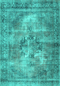 Persian Turquoise Traditional Rug, tr3146turq