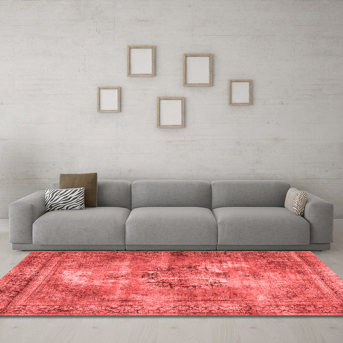 Traditional Red Washable Rugs