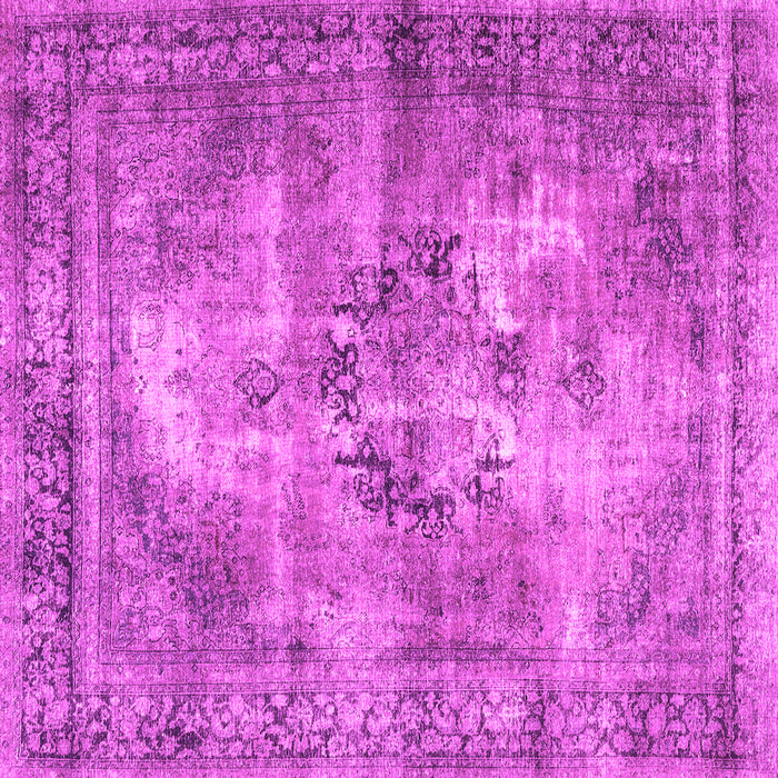 Square Persian Pink Traditional Rug, tr3146pnk