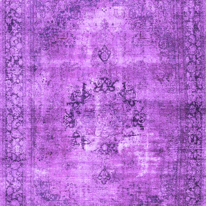 Machine Washable Persian Purple Traditional Area Rugs, wshtr3146pur