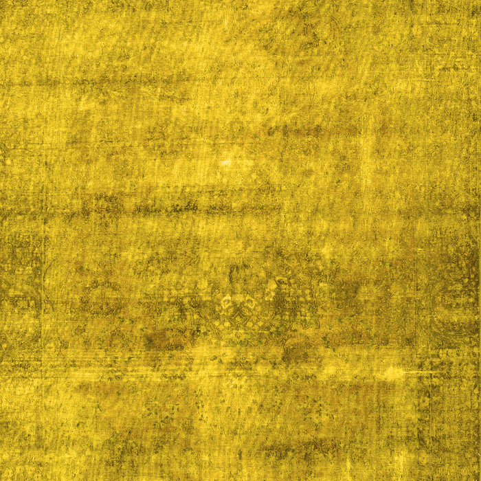 Machine Washable Persian Yellow Traditional Rug, wshtr3147yw