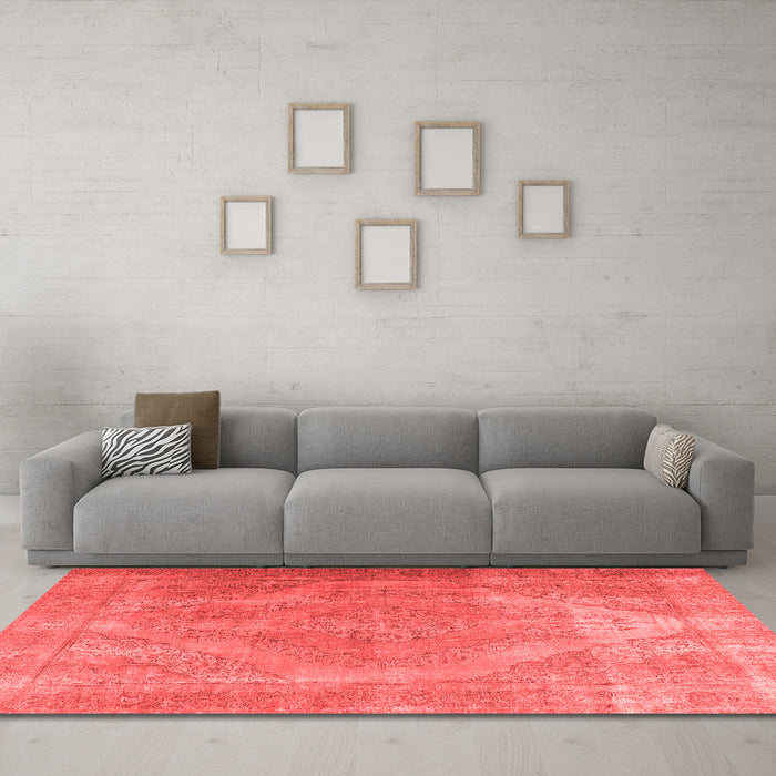 Traditional Red Washable Rugs