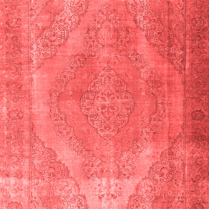 Machine Washable Persian Red Traditional Rug, wshtr3148red