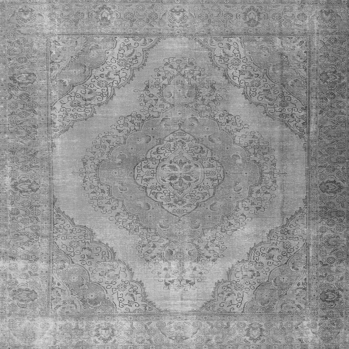 Serging Thickness of Persian Gray Traditional Rug, tr3148gry