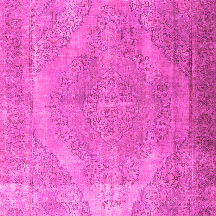 Machine Washable Persian Pink Traditional Rug, wshtr3148pnk