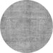 Machine Washable Persian Gray Traditional Rug, wshtr3149gry