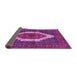Sideview of Persian Purple Traditional Rug, tr314pur